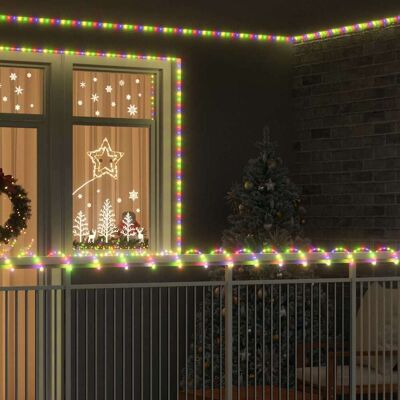 vidaXL Köysivalo 240 LED-valoilla Monivärinen 10 m Polyvinyylikloridi vidaXL Köysivalo 240 LED-valoilla Monivärinen 10 m Polyvinyylikloridi