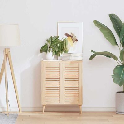 vidaXL Kaapin Ovet Säleikkö Design 2 kpl 61,5x29,5cm massiivipuu mänty vidaXL Kaapin Ovet Säleikkö Design 2 kpl 61,5x29,5cm massiivipuu mänty