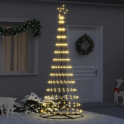 vidaXL LED-joulupuu 295 LED-valoilla Lämpimän Valkoinen 250 cm Metalli vidaXL LED-joulupuu 295 LED-valoilla Lämpimän Valkoinen 250 cm Metalli