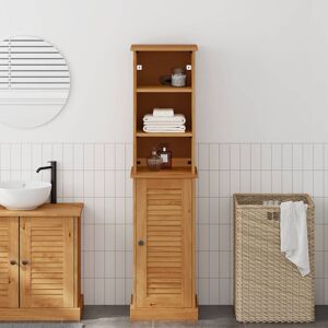 vidaXL Kylpyhuonekalustesetti ovella VIGO 2 pcs Ruskea ja hunajaruskea vidaXL Kylpyhuonekalustesetti ovella VIGO 2 pcs Ruskea ja hunajaruskea