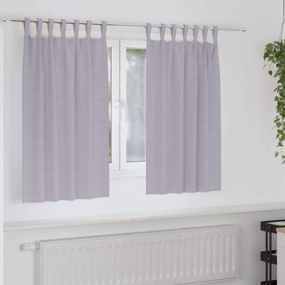 vidaXL Pimentävä verho renkailla 2 kpl Metalli harmaa 140 x 140 cm vidaXL Pimentävä verho renkailla 2 kpl Metalli harmaa 140 x 140 cm