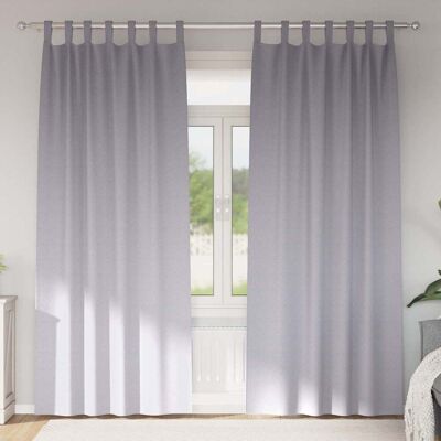 vidaXL Pimentävä verho renkailla 2 kpl Metalli harmaa 225 x 140 cm vidaXL Pimentävä verho renkailla 2 kpl Metalli harmaa 225 x 140 cm