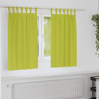 vidaXL Pimentävä verho renkailla 2 kpl Vihreä 140 x 140 cm Polyesteri vidaXL Pimentävä verho renkailla 2 kpl Vihreä 140 x 140 cm Polyesteri
