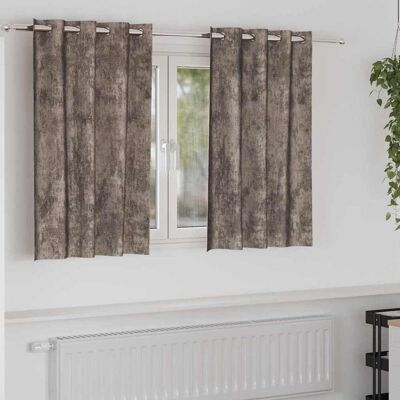 vidaXL Samettiverhot 2 kpl Cappuccino 140 x 140 cm Sametti vidaXL Samettiverhot 2 kpl Cappuccino 140 x 140 cm Sametti