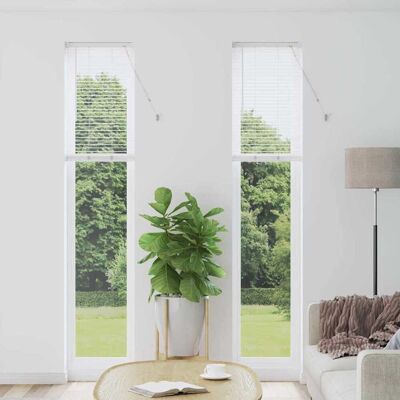vidaXL Venetsialaiset Verhot Valkoinen 220 x 45 cm Alumiini vidaXL Venetsialaiset Verhot Valkoinen 220 x 45 cm Alumiini
