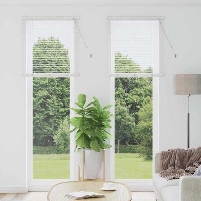 vidaXL Venetsialaiset Verhot Valkoinen 220 x 80 cm Alumiini vidaXL Venetsialaiset Verhot Valkoinen 220 x 80 cm Alumiini