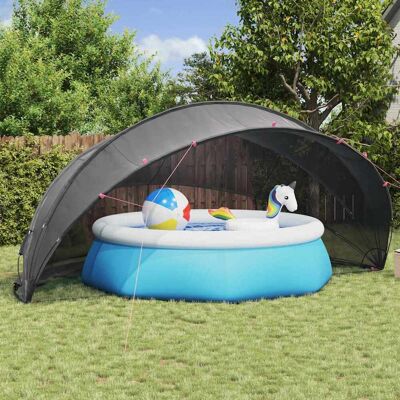 vidaXL Uima-altaan kupoli Musta 546 x 516 x 250 cm vidaXL Uima-altaan kupoli Musta 546 x 516 x 250 cm