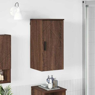 vidaXL Kylpyhuonekaappi säilytystilassa Ruskea tammi 30 x 31,5 x 61 cm vidaXL Kylpyhuonekaappi säilytystilassa Ruskea tammi 30 x 31,5 x 61 cm