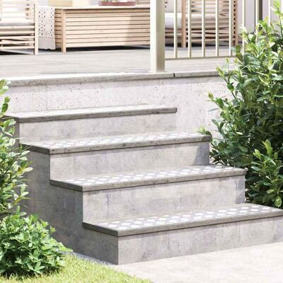 vidaXL Portaan askelma Suorakaide 4 pcs Hopea 100 x 20 cm Alumiini vidaXL Portaan askelma Suorakaide 4 pcs Hopea 100 x 20 cm Alumiini