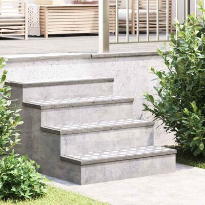 vidaXL Portaan askelma Suorakaide 4 pcs Hopea 75 x 25 cm Alumiini vidaXL Portaan askelma Suorakaide 4 pcs Hopea 75 x 25 cm Alumiini
