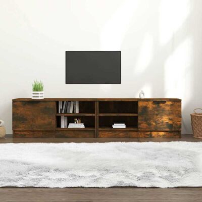 vidaXL 1/2x TV Kaappi Savustettu Tammi - TV Kaappi vidaXL 1/2x TV Kaappi Savustettu Tammi - TV Kaappi