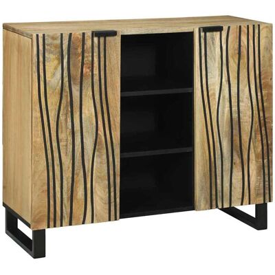 vidaXL Sivupöytä Ruskea 90 x 33 x 75 cm täysi mangopuu vidaXL Sivupöytä Ruskea 90 x 33 x 75 cm täysi mangopuu