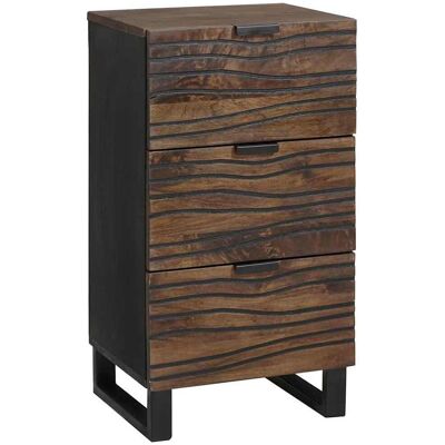 vidaXL Sivupöytä laatikon kanssa Ruskea 40 x 33 x 75 cm täysi mangopuu vidaXL Sivupöytä laatikon kanssa Ruskea 40 x 33 x 75 cm täysi mangopuu
