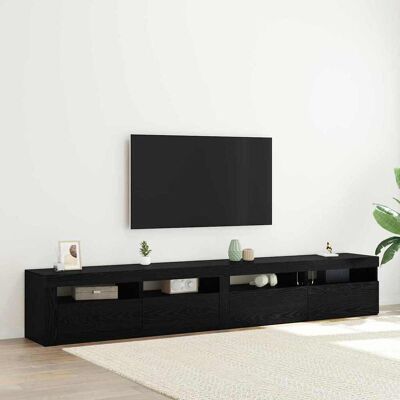 vidaXL TV-tasosetti 3 pcs Musta tammi. 240 x 35 x 40 cm Tekninen puu vidaXL TV-tasosetti 3 pcs Musta tammi. 240 x 35 x 40 cm Tekninen puu