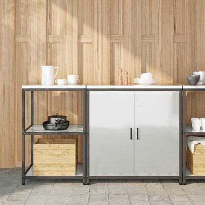 vidaXL Keittiön säilytyssarja HATTEM 2 pcs Hopea Galvanoitu teräs vidaXL Keittiön säilytyssarja HATTEM 2 pcs Hopea Galvanoitu teräs