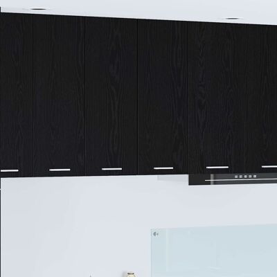 vidaXL Henkarikaappi ovella Musta tammi ja valkoinen 30 x 31 x 80 cm vidaXL Henkarikaappi ovella Musta tammi ja valkoinen 30 x 31 x 80 cm