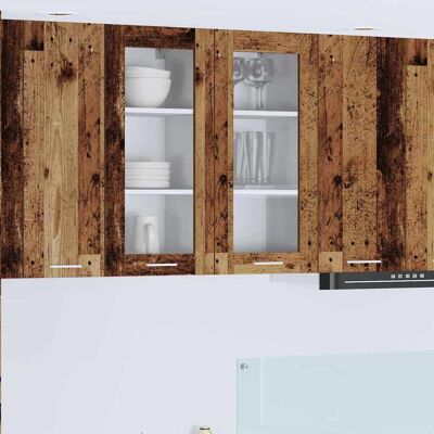 vidaXL Henkarikaappi ovella Vanha puu 40 x 31 x 80 cm Tekninen puu vidaXL Henkarikaappi ovella Vanha puu 40 x 31 x 80 cm Tekninen puu