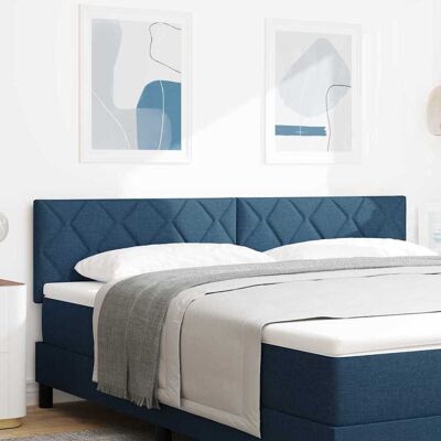 vidaXL LED-pääty Sininen 180 cm kangas vidaXL LED-pääty Sininen 180 cm kangas
