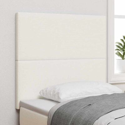 vidaXL LED-pääty LED-nauhoilla päätyllä Kerma 90 cm Korduroikangas vidaXL LED-pääty LED-nauhoilla päätyllä Kerma 90 cm Korduroikangas