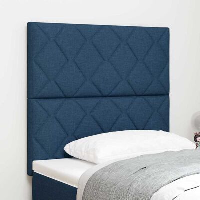 vidaXL LED-pääty Sininen 90 cm kangas vidaXL LED-pääty Sininen 90 cm kangas