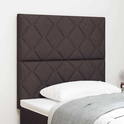 vidaXL LED-pääty Ruskea 100 cm kangas vidaXL LED-pääty Ruskea 100 cm kangas