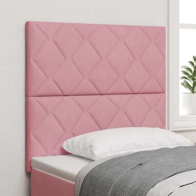 vidaXL Päätylevy Pinkki 90 cm Sametti vidaXL Päätylevy Pinkki 90 cm Sametti