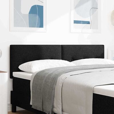 vidaXL Musta pehmustettu seinäpeite 72 cm - Sängynpääty vidaXL Musta pehmustettu seinäpeite 72 cm - Sängynpääty
