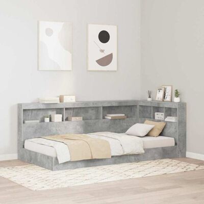 vidaXL Säilytyspääty hyllyllä Betoni Harmaa 80 cm Tekninen puu vidaXL Säilytyspääty hyllyllä Betoni Harmaa 80 cm Tekninen puu