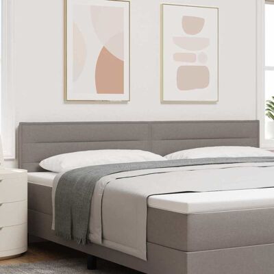 Vidaxl - Sänggavel Design Linjer Taupe 200 cm Kangas Vidaxl - Sänggavel Design Linjer Taupe 200 cm Kangas