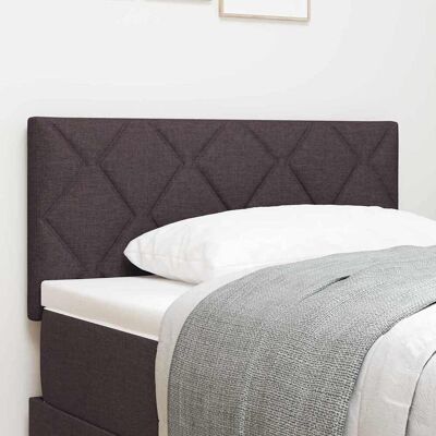 vidaXL Päätylevy Tumma ruskea 90 cm kangas vidaXL Päätylevy Tumma ruskea 90 cm kangas