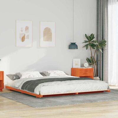 vidaXL Sängyn runko Vaha ruskea 180 x 220 cm Massiivinen mänty vidaXL Sängyn runko Vaha ruskea 180 x 220 cm Massiivinen mänty