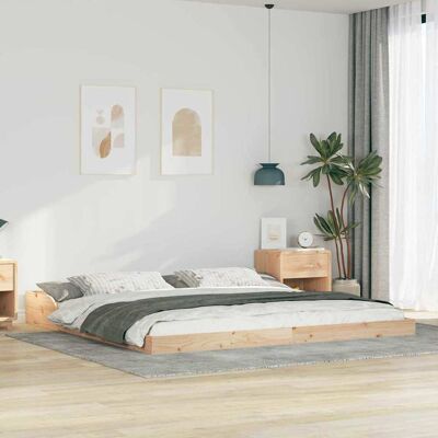 vidaXL Sängyn runko Ruskea 200 x 200 cm Massiivinen mänty vidaXL Sängyn runko Ruskea 200 x 200 cm Massiivinen mänty