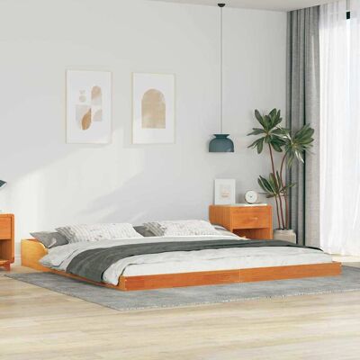 vidaXL Sängyn runko Vaha ruskea 6FT Super King Size Massiivinen mänty vidaXL Sängyn runko Vaha ruskea 6FT Super King Size Massiivinen mänty