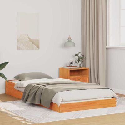vidaXL Sängyn runko Vaha ruskea 90 x 200 cm Massiivinen mänty vidaXL Sängyn runko Vaha ruskea 90 x 200 cm Massiivinen mänty