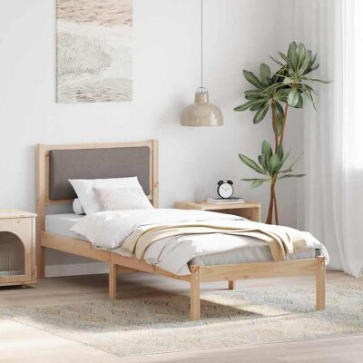 vidaXL Sängyn runko Harmaanruskea 80 x 190 cm Massiivinen mänty vidaXL Sängyn runko Harmaanruskea 80 x 190 cm Massiivinen mänty