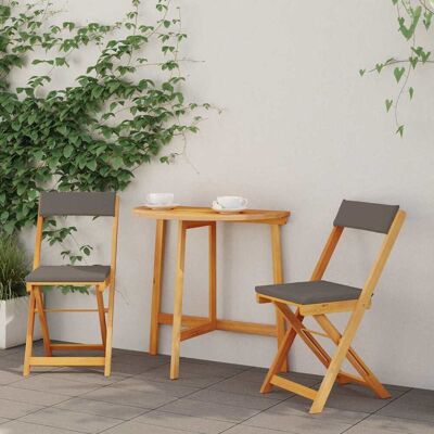 vidaXL Bistrosetti 3 pcs Öljyinen luonnollinen Tiheä akasiapuu vidaXL Bistrosetti 3 pcs Öljyinen luonnollinen Tiheä akasiapuu