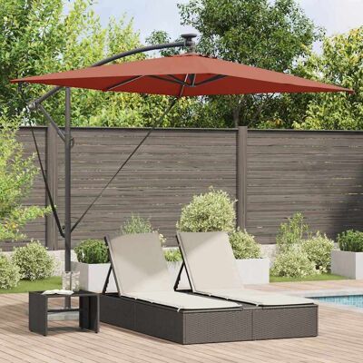 vidaXL Aurinkovarjo LED -nauhavalot Terrakotta 294 x 200 x 270 cm vidaXL Aurinkovarjo LED -nauhavalot Terrakotta 294 x 200 x 270 cm