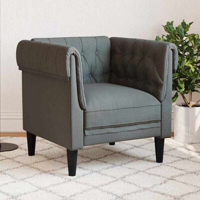 vidaXL Sohva Tumma harmaa 78,5 x 74,5 x 74,5 cm Polyesteri vidaXL Sohva Tumma harmaa 78,5 x 74,5 x 74,5 cm Polyesteri
