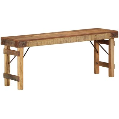 vidaXL Rustiikka Penkki kierrätetystä puusta 110x35x46 cm vidaXL Rustiikka Penkki kierrätetystä puusta 110x35x46 cm