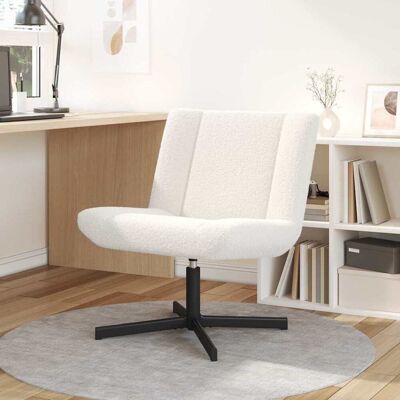 vidaXL Pyörivä tuoli Kerma 63 x 75 x 76 cm Pehmeä Nahka vidaXL Pyörivä tuoli Kerma 63 x 75 x 76 cm Pehmeä Nahka