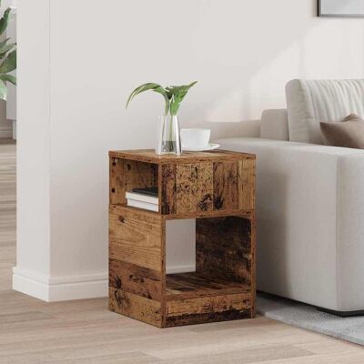 vidaXL Päätypöytä Vanha puu 30,5 x 30 x 45 cm Tekninen puu vidaXL Päätypöytä Vanha puu 30,5 x 30 x 45 cm Tekninen puu