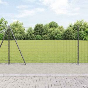 vidaXL Hitsattu metalliverkkoaita betoni-juurella 25 x 1,2 m (L x K) vidaXL Hitsattu metalliverkkoaita betoni-juurella 25 x 1,2 m (L x K)