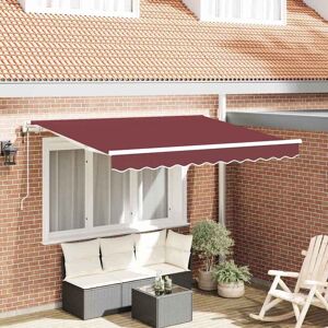 vidaXL Vetoutuva markiisi Burgundi 250 x 200 cm kangas vidaXL Vetoutuva markiisi Burgundi 250 x 200 cm kangas