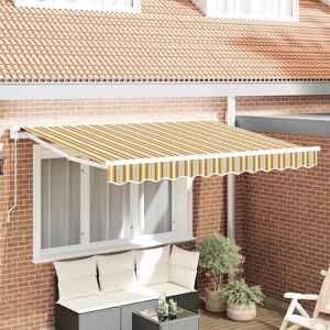 vidaXL Aurinkovarjon runko Keltainen ja Harmaa 350 x 200 cm vidaXL Aurinkovarjon runko Keltainen ja Harmaa 350 x 200 cm