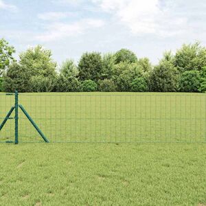 vidaXL Euroaita Vihreä 0,6 x 50 m PVC-pintainen rauta vidaXL Euroaita Vihreä 0,6 x 50 m PVC-pintainen rauta