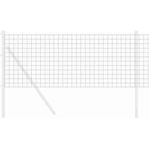 vidaXL Euroaita Harmaa 0,8 x 10 m PVC-pintainen rauta vidaXL Euroaita Harmaa 0,8 x 10 m PVC-pintainen rauta