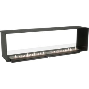 Foco Two 1800 – 180 cm kaksipuoleinen tunnelimallinen sisäänrakennettava biotakka – Täydellinen väliseiniin ja TV-seiniin – Manuaalinen tai automaattinen poltin Foco Two 1800 – 180 cm kaksipuoleinen tunnelimallinen sisäänrakennettava biotakka – Täydellinen väliseiniin ja TV-seiniin – Manuaalinen tai automaattinen poltin