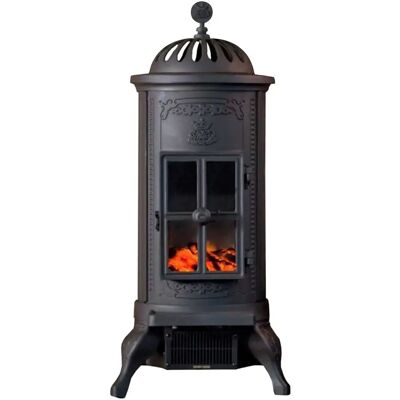 Westbo of Sweden Carl Sähkötakka – Valurauta musta – Helposti siirreltävä lattiamalli – Vapaasti seisova Westbo of Sweden Carl Sähkötakka – Valurauta musta – Helposti siirreltävä lattiamalli – Vapaasti seisova