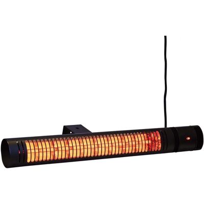 HEAT1 ECO High-line 2000W, musta - 73 cm Biotakka-shop.fi Seinälle kiinnitettävä sähköinen terassilämmitin HEAT1 ECO High-line 2000W, musta - 73 cm Biotakka-shop.fi Seinälle kiinnitettävä sähköinen terassilämmitin