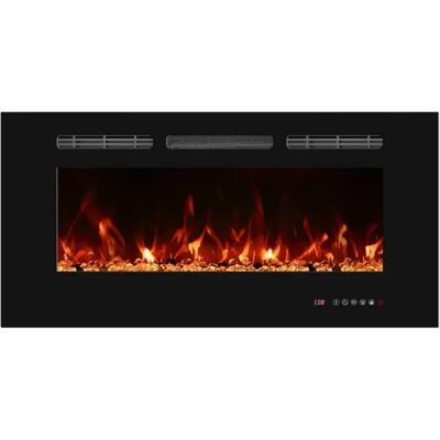 ScandiFlames Electric Sisäänrakennettava takkainsertti ScandiFlamesilta - 91 cm sähkötakka - Kaukosäätimellä ScandiFlames Electric Sisäänrakennettava takkainsertti ScandiFlamesilta - 91 cm sähkötakka - Kaukosäätimellä